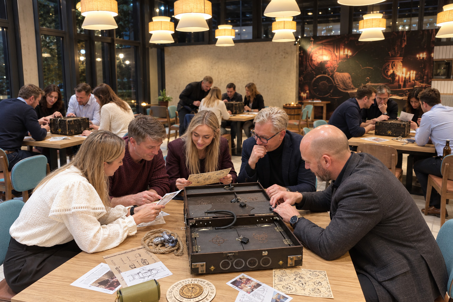 Challenge Box podczas imprezy integracyjnej w hotelu